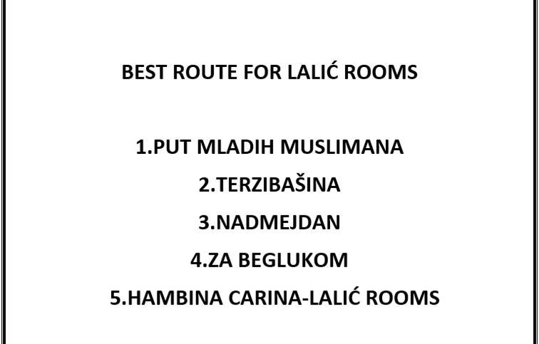 Lalic Rooms Σαράγεβο Εξωτερικό φωτογραφία